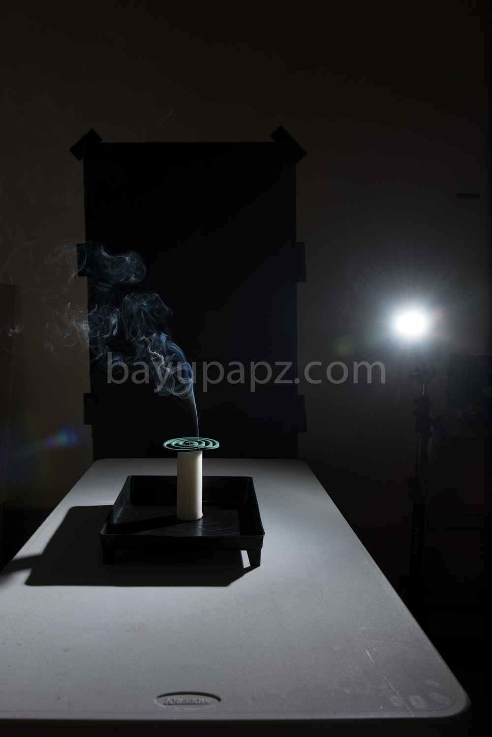 Tutorial Smoke Photography Warna Warni Color setup 3