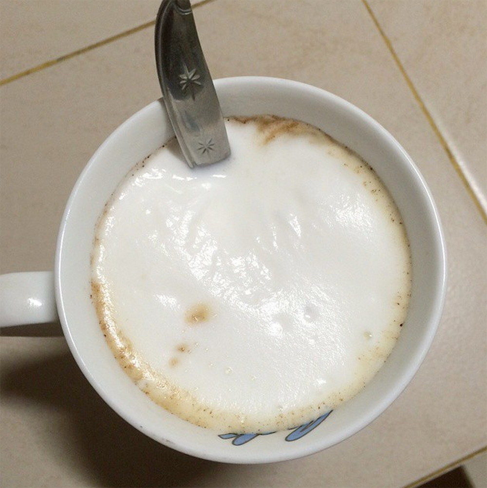 aerolatte milk frother cappuccino coffee silk