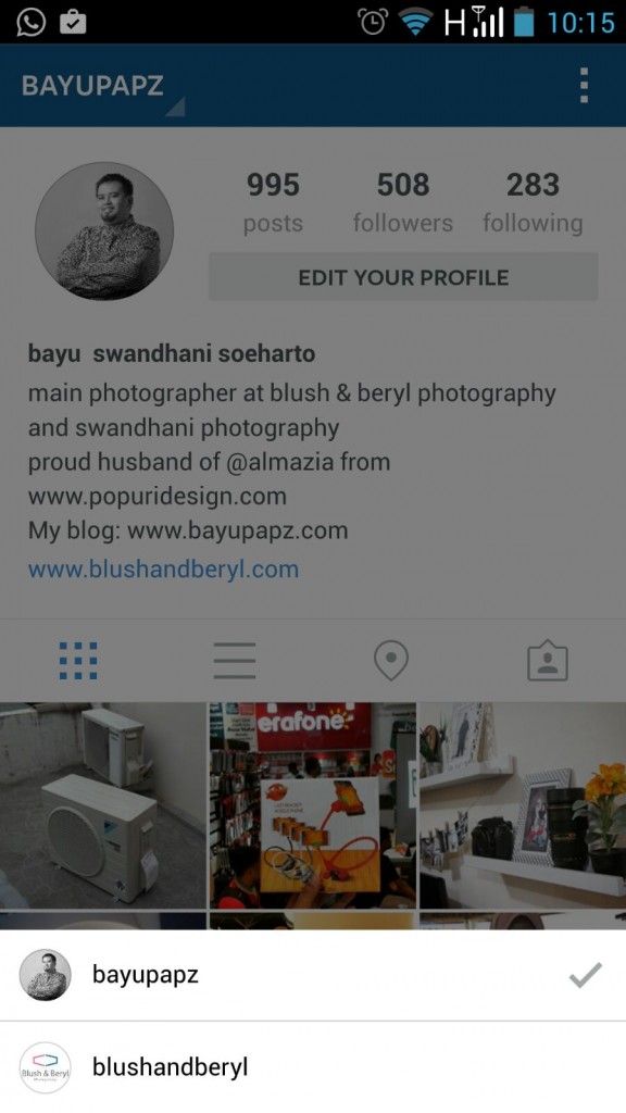Instagram sekarang bisa Multiple account instagram 4