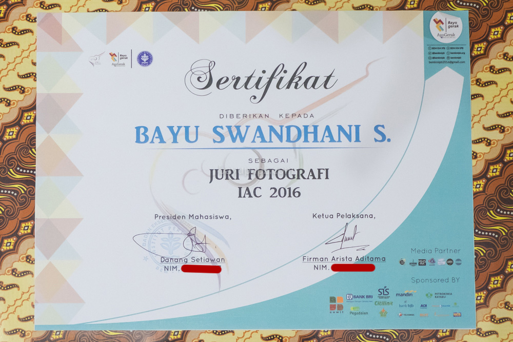 Penjurian lomba foto IAC 2016 IPB Art Contest 4